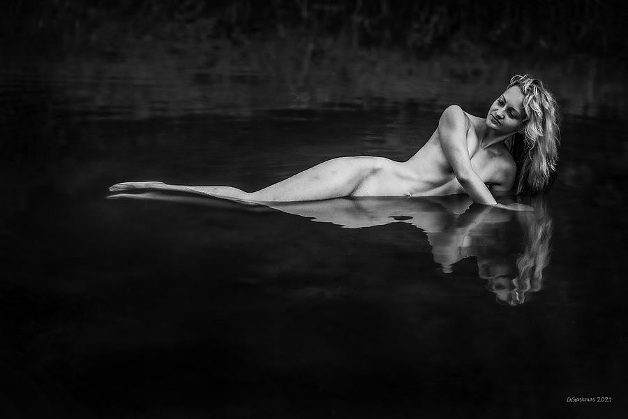 Mermaids Tale - Reflection Photograph by Giedre Gasiunas