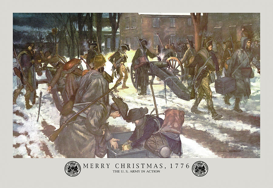 Merry Christmas, 1776 Painting by H. Charles McBarron Jr.