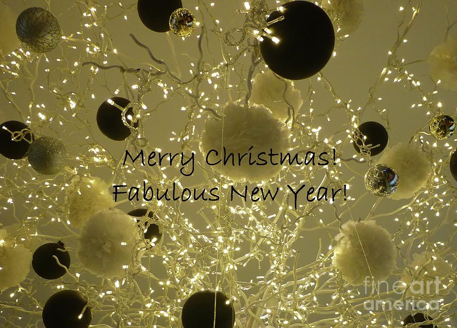 Merry Christmas, Fabulous New Year Photograph by Barbie Corbett-Newmin