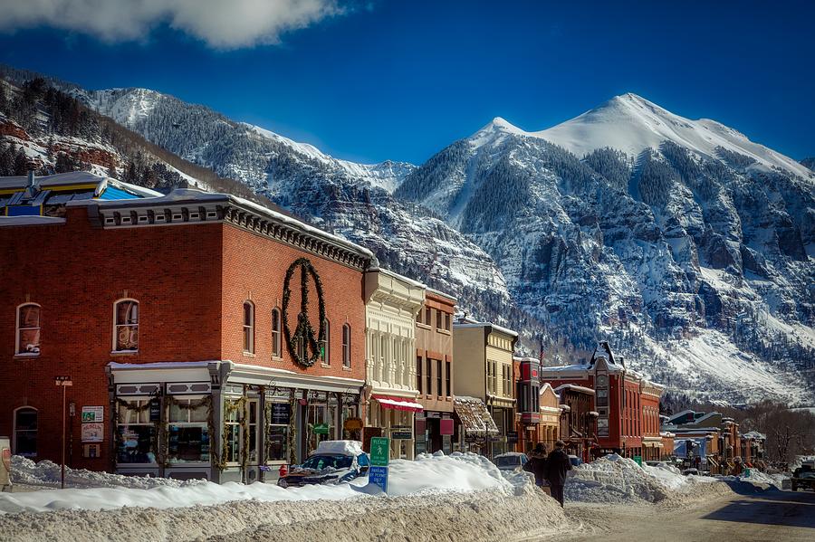 Merry Christmas From Telluride Photograph by Mountain Dreams Pixels