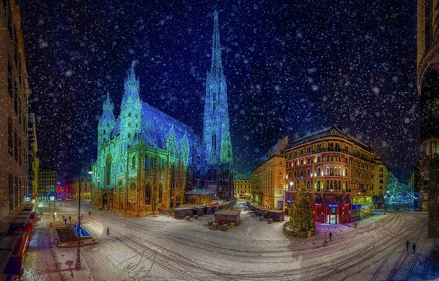 Merry Christmas From Vienna Photograph by Mountain Dreams - Fine Art ...