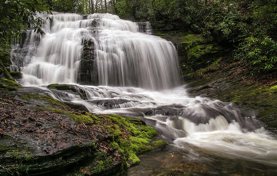 Waterfall Photograph - Merry Falls by Barry Sannes