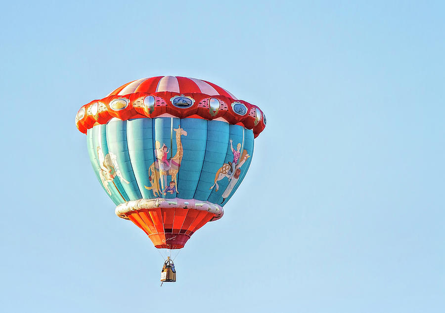 Merry Go Round Balloon Photograph by Deborah Penland
