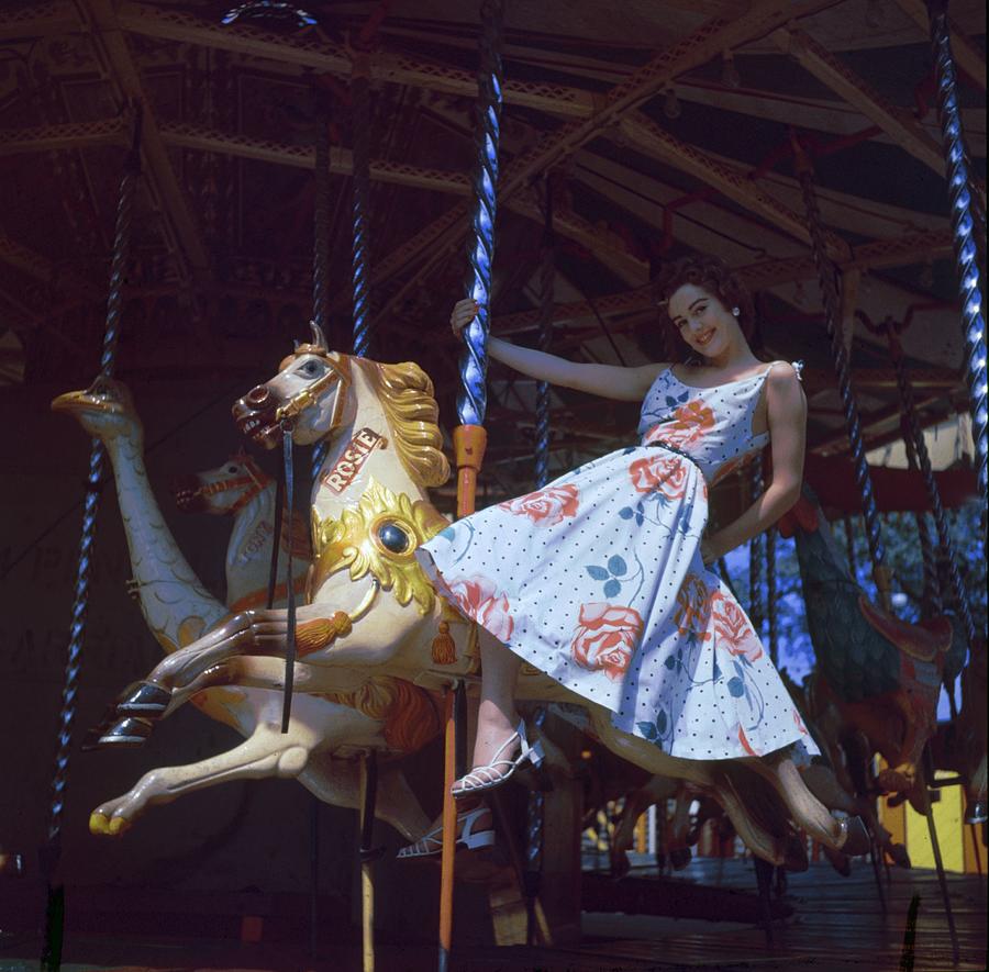 Merry Go Round Photograph by Hulton Archive
