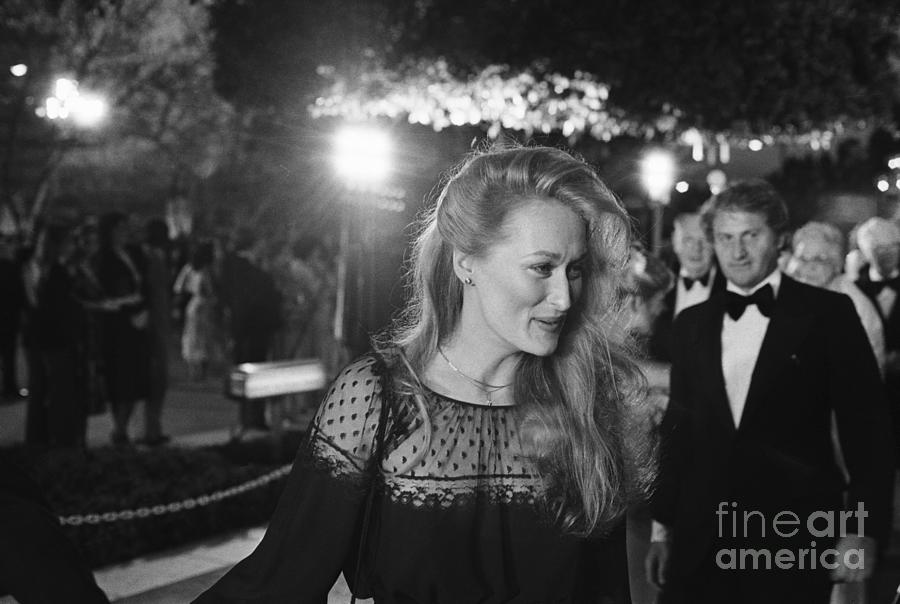 Meryl Streep Arriving At Academy Awards Photograph by Bettmann