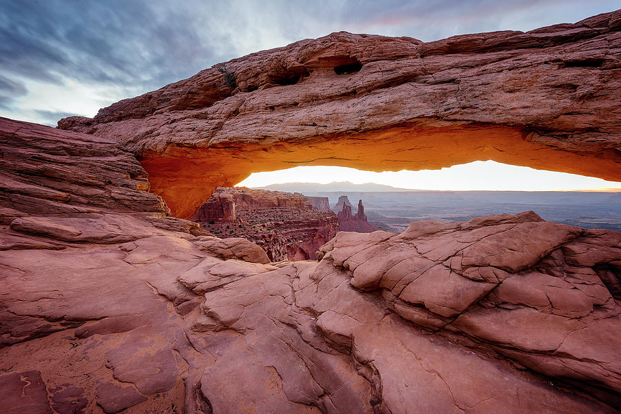 Mesa Sunrise Glow Photograph by Ryan Wyckoff