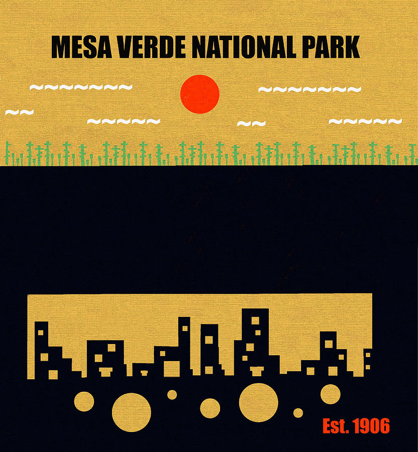 Mesa Verde N. P. M series Mixed Media by David Lee Thompson