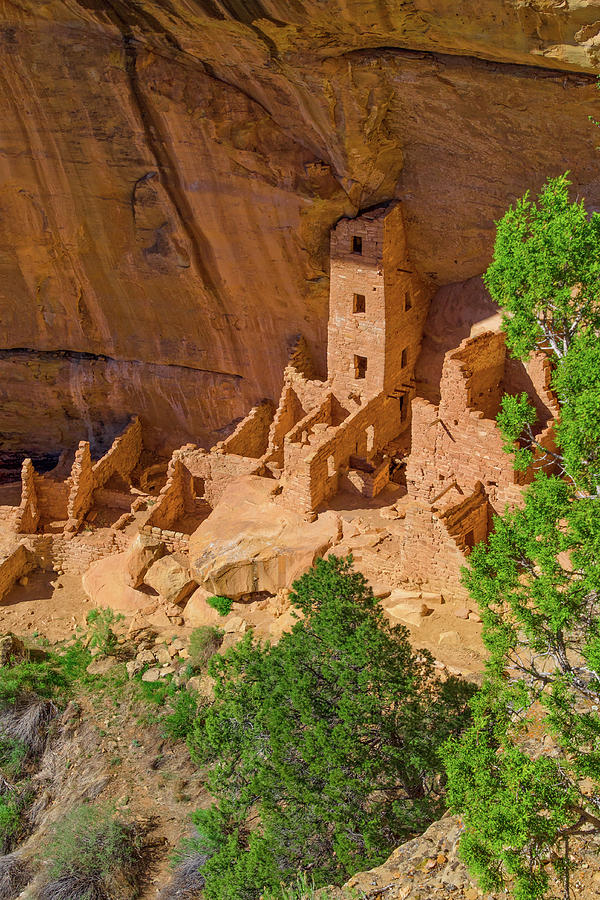 Mesa Verde Square Tower House Photograph by Ina Kratzsch - Fine Art America