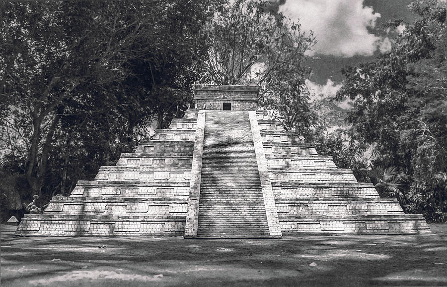 Mesoamerican pyramid Photograph by Pheasant Run Gallery