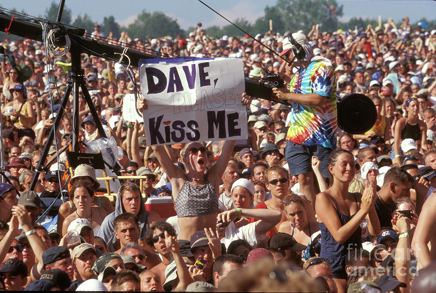 Message for Dave at Woodstock 99 Photograph by Concert Photos.