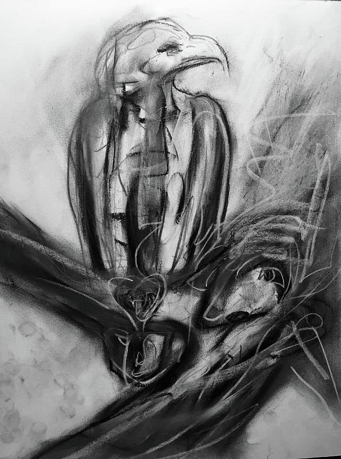 Messenger Mixed Media by Joy Beckler Messenger Mixed Media by Joy Beckler