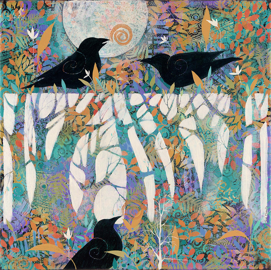 Tree Painting - Messengers Of The Forest by Sue Davis