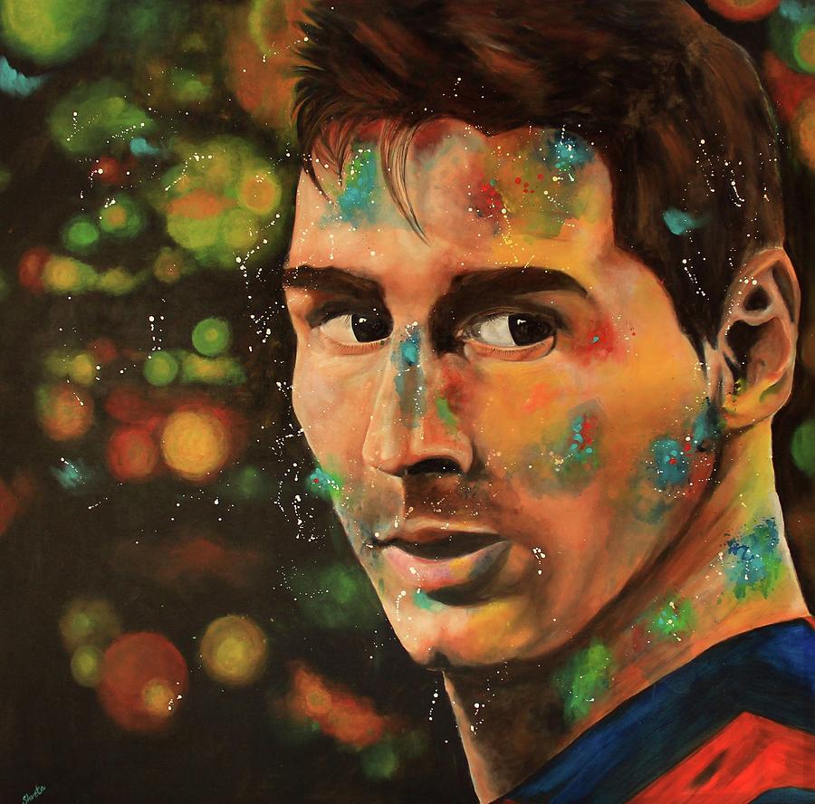 Messi Painting by Shveta Saxena - Fine Art America