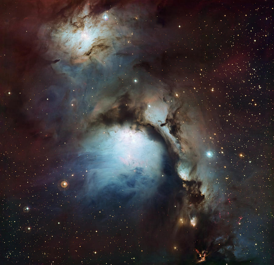 Space Painting - Messier 78 a reflection nebula in Orion by Cosmic Photo