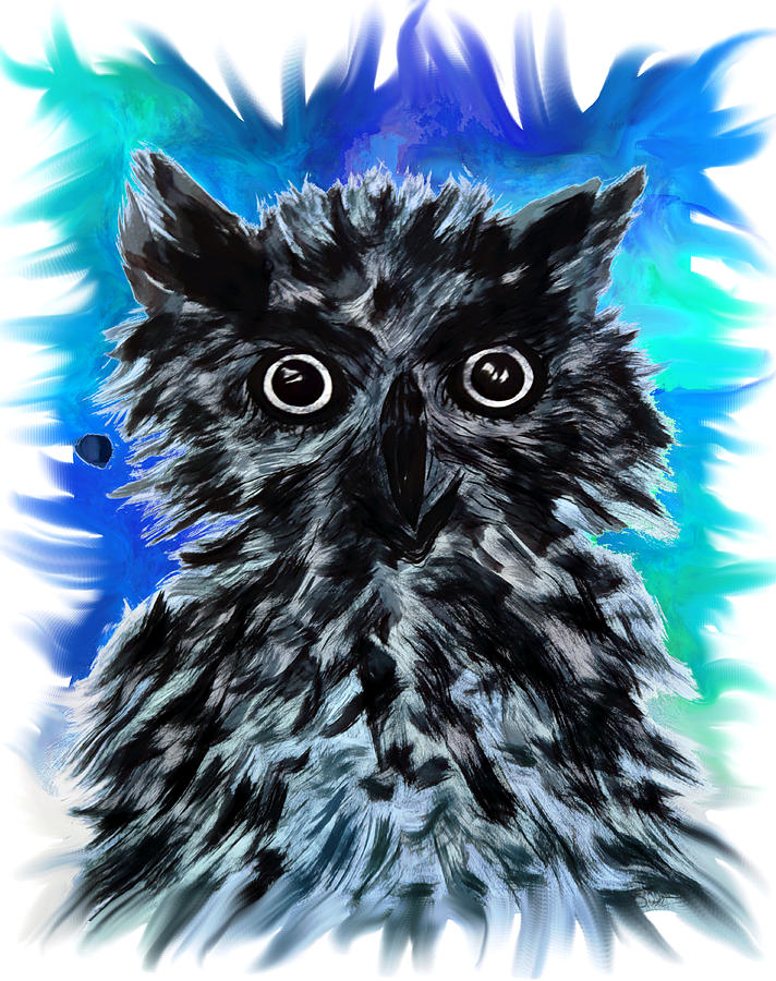 jing Qi finally completed her owl drawing. She used color … | Flickr