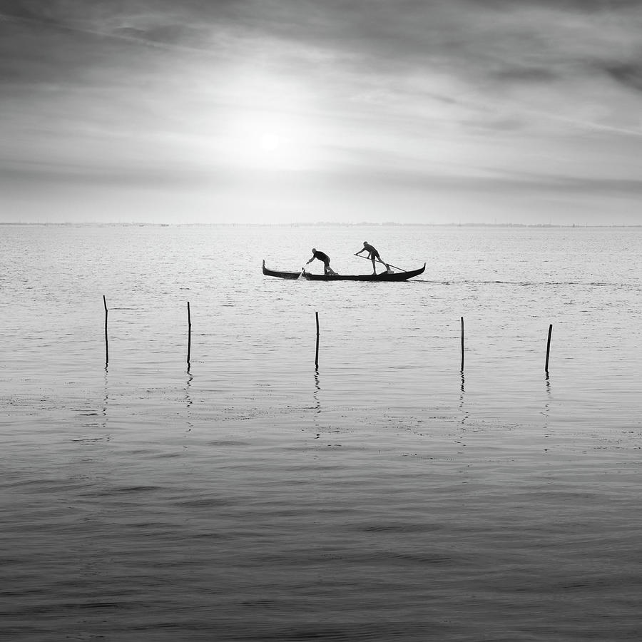 Boat Photograph - Meta Al Sol by Moises Levy