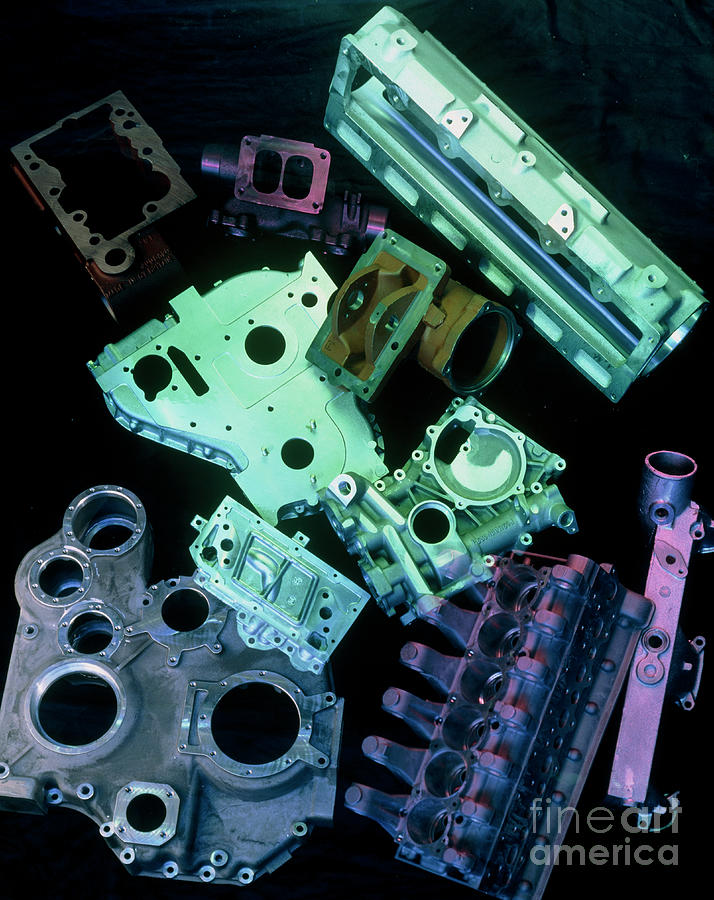 Metal Parts Photograph by John Mclean/science Photo Library