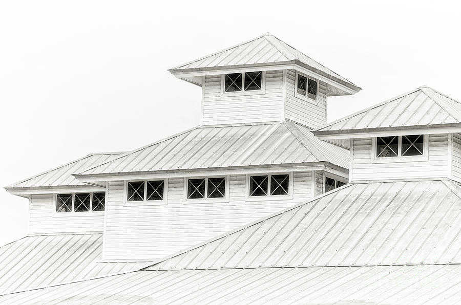 Metal Roofs on a Dull Day - 5608 by Marvin Reinhart Metal Roofs on a Dull Day - 5608 by Marvin Reinhart