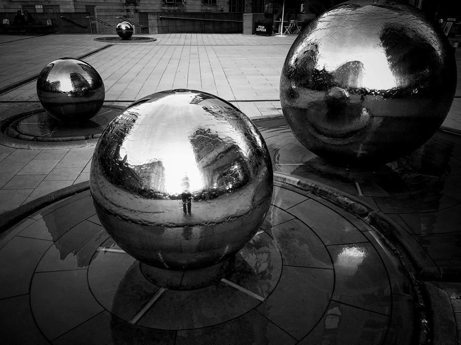 Metal sphere sculptures Photograph by Johnnie Torres - Fine Art America