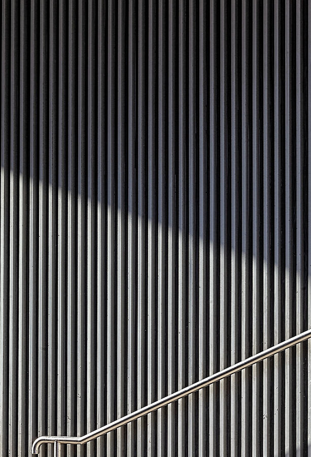 Metal Wall and Bannister Photograph by Robert Ullmann