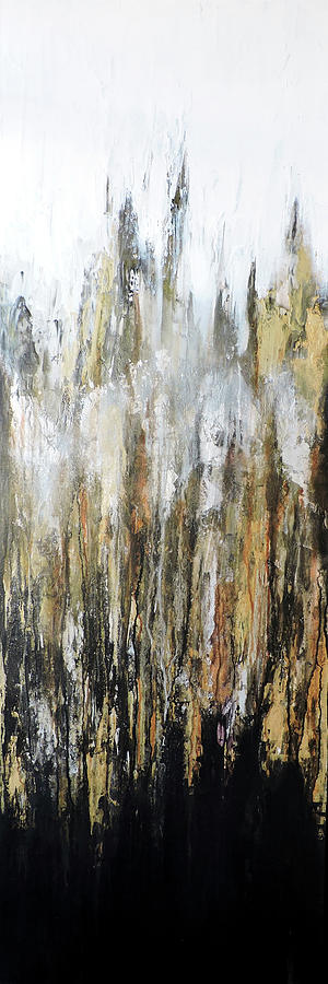 Abstract Painting - Metalico II by Leticia Herrera