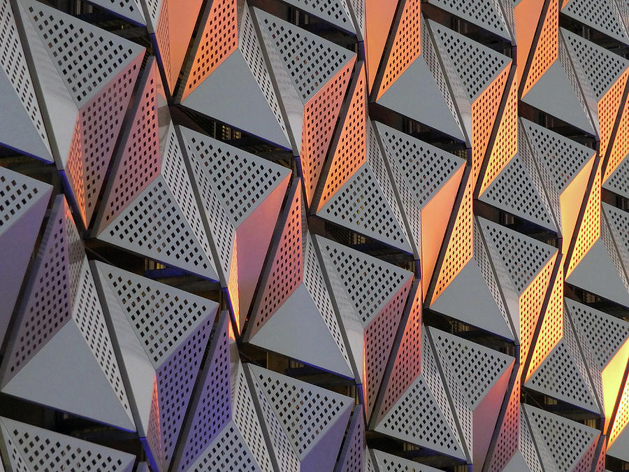 Metallic Modern Abstract Architecture 1 Photograph by Philip Openshaw