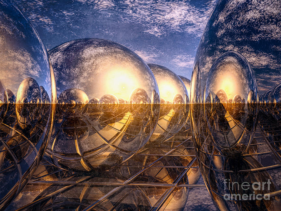 Metallic Reflections of 3D Digital Art by Phil Perkins Metallic Reflections of 3D Digital Art by Phil Perkins