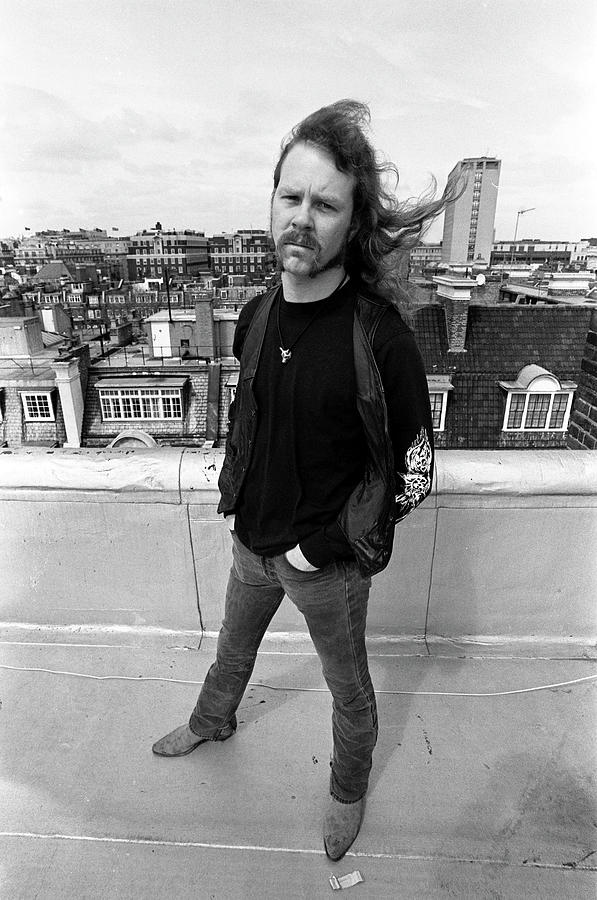 Metallica Photograph - Metallica James Hetfield London April by Martyn Goodacre