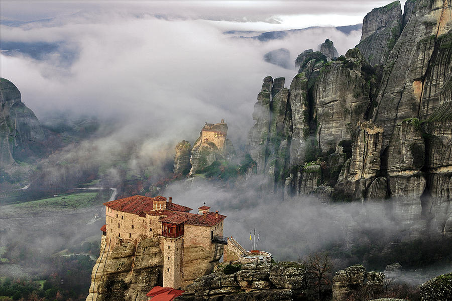 Meteora Between Earth And Sky_resize Photograph by Photo By Dimitrios Tilis