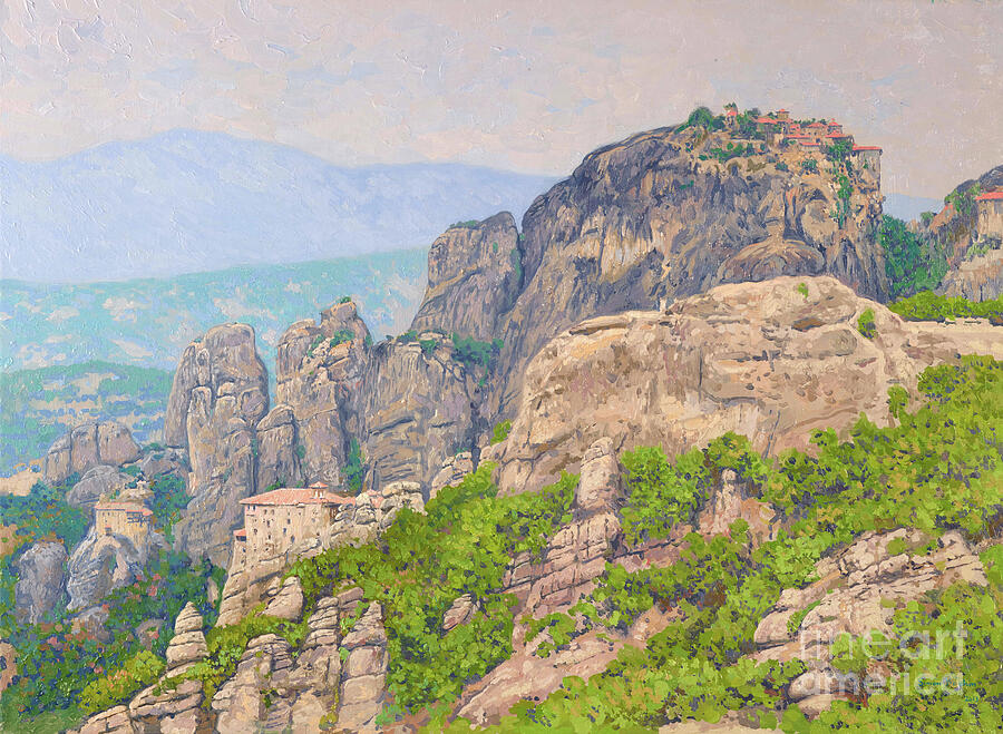 Meteora. Greece Painting