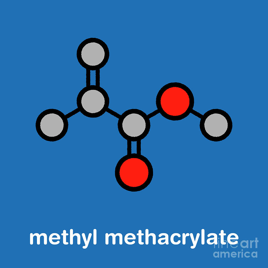 Methyl Methacrylate Molecule Photograph by Molekuul/science Photo Library