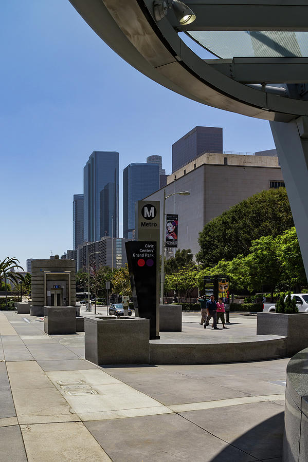 Metro Station Civic Center Los Angeles Photograph by Roslyn Wilkins