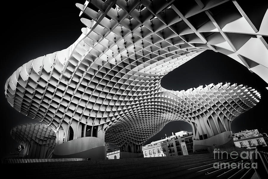 Seville Photograph - Metropol Parasol In Seville by Delphimages Photo Creations Seville Photograph - Metropol Parasol In Seville by Delphimages Photo Creations