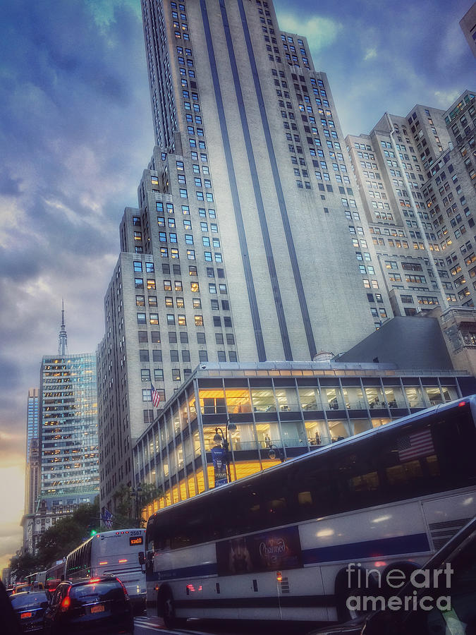 Metropolis - New York NY Photograph by Miriam Danar