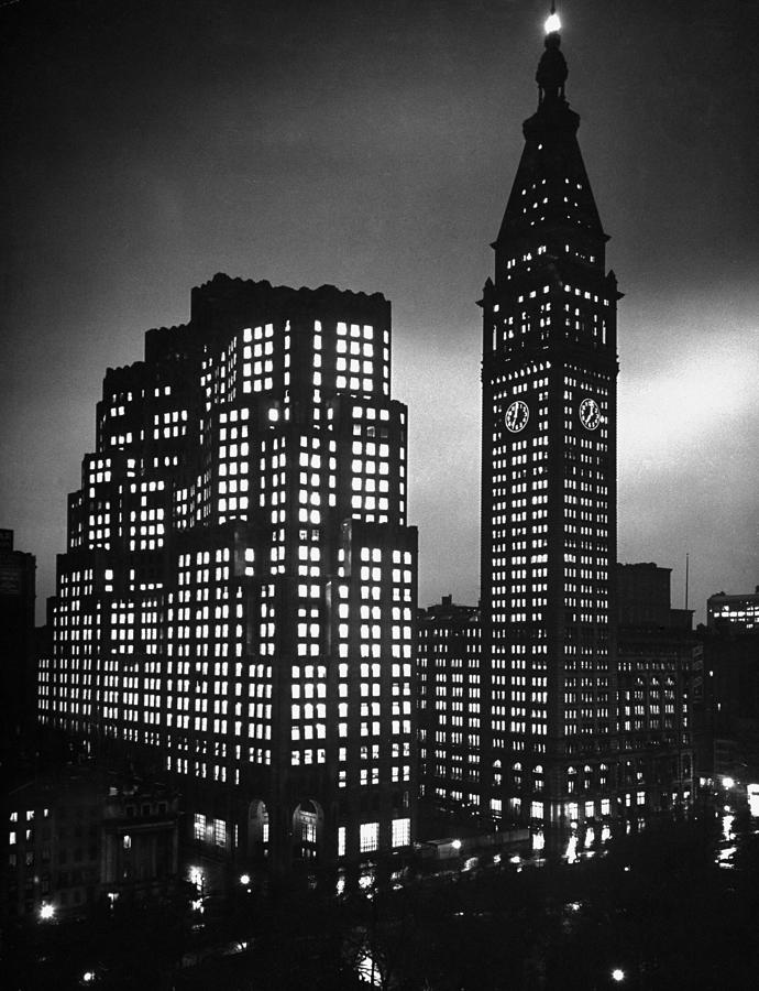 Metropolitan Life Insurance Buildings Photograph by Herbert Gehr