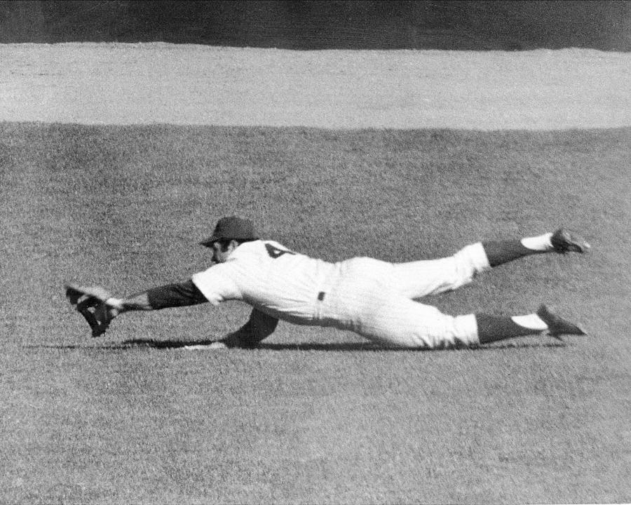 Mets Ron Swoboda Dives To Stab Brooks Photograph by New York Daily News Archive Mets Ron Swoboda Dives To Stab Brooks Photograph by New York Daily News Archive