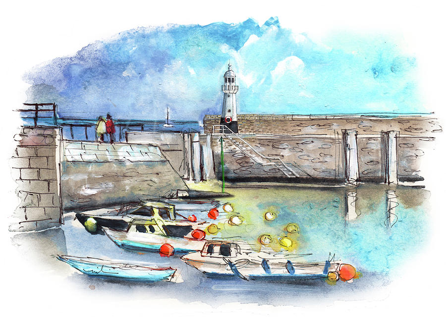 Mevagissey 01 Painting by Miki De Goodaboom
