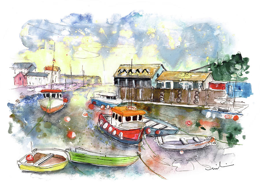Mevagissey 04 Painting by Miki De Goodaboom
