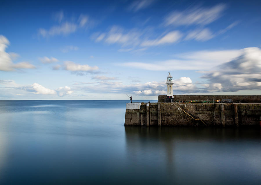 Mevagissey Lighthouse, Cornwall Photograph by Maggie Mccall