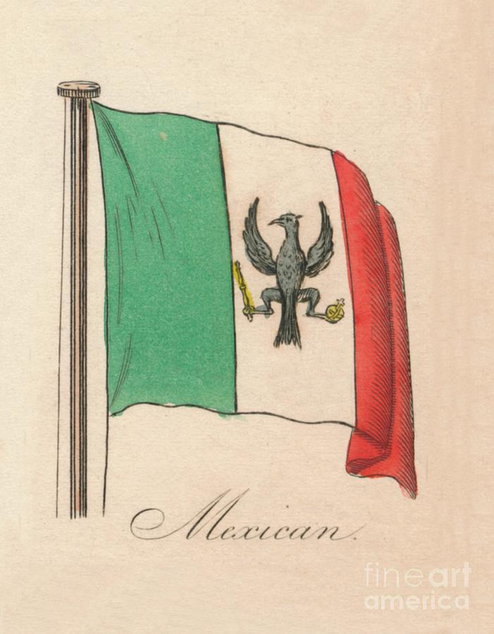 Mexican, 1838 Drawing by Print Collector