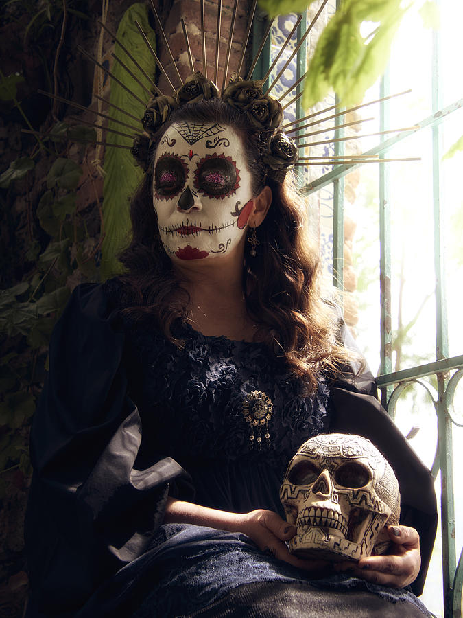 Portrait Photograph - Mexican Catrina by Ignacio Arcas