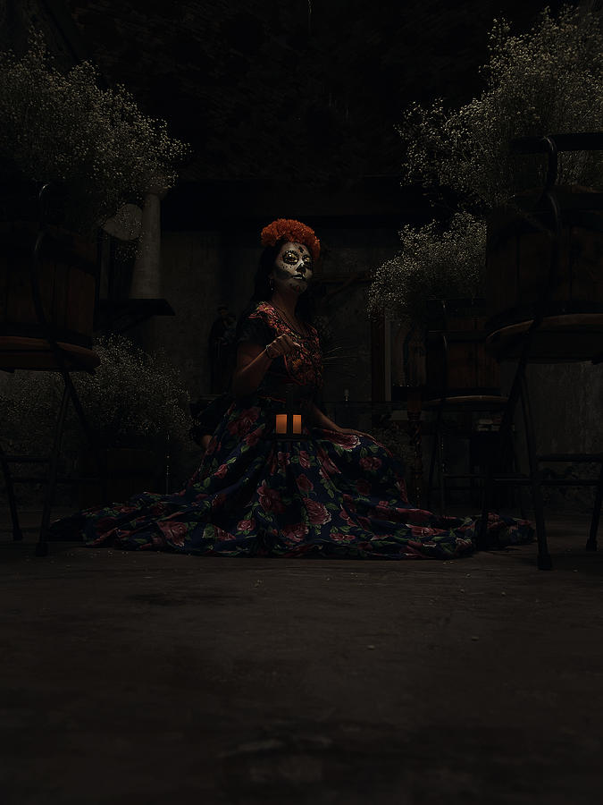 Halloween Photograph - Mexican Catrina Portrait by Ignacio Arcas