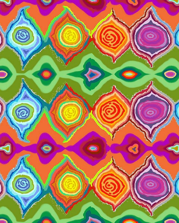 Mexican Colours Digital Art by Julia Woodman