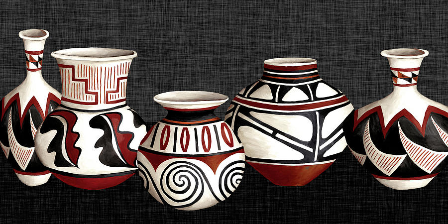 Decorative Painting - Mexican Pottery by Studio W