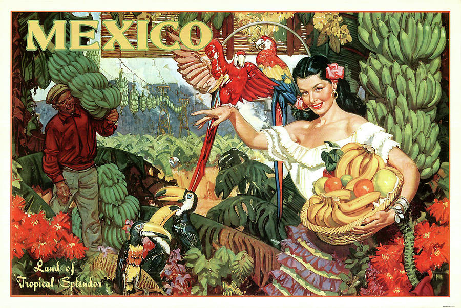 Mexican Mixed Media - Mexico 2 by Marcus Jules Mexican Mixed Media - Mexico 2 by Marcus Jules