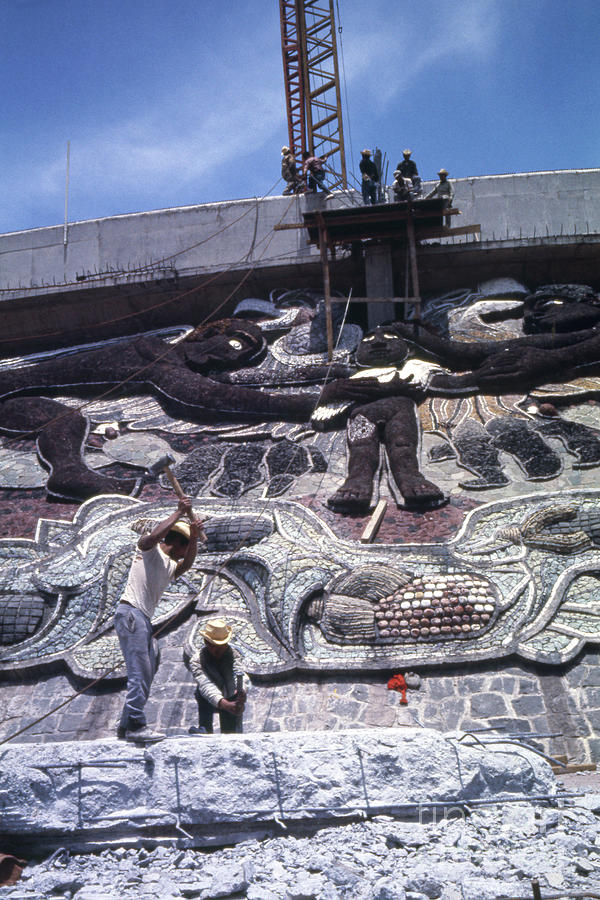Mexico City Prepares For The Olympics Photograph by Bettmann