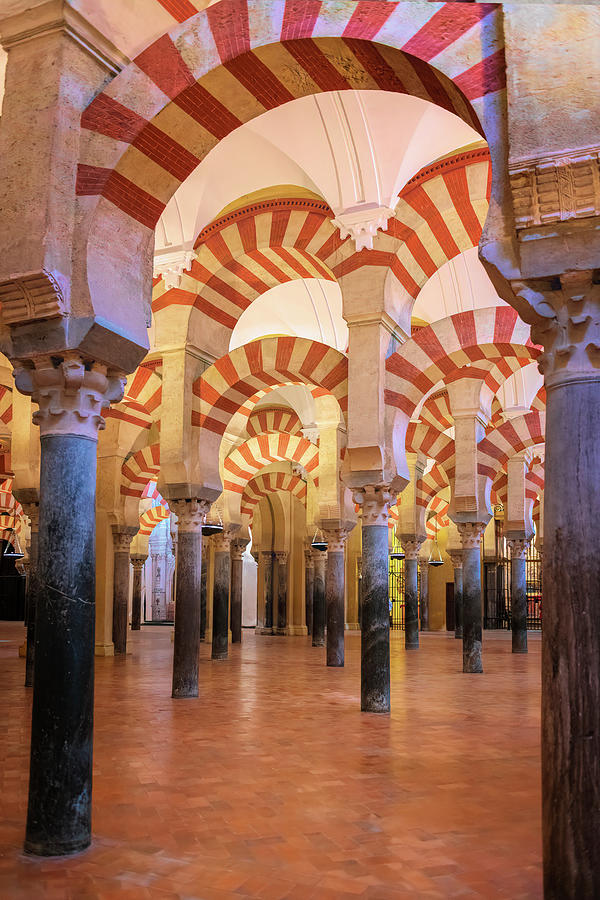 Mezquita Interior Cordoba Spain Photograph by Joan Carroll