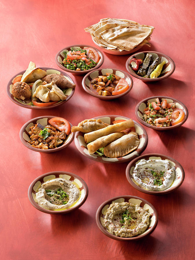 Mezze Libanais Lebanese Mezze Photograph by Studio - Photocuisine ...