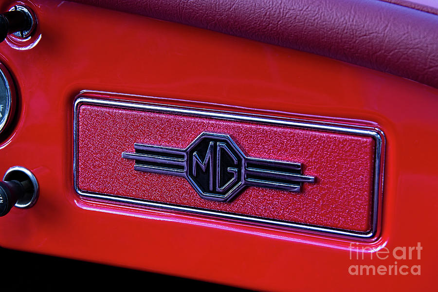 MG Emblem And Logo On Dashboard Photograph by Nick Gray - Fine Art America