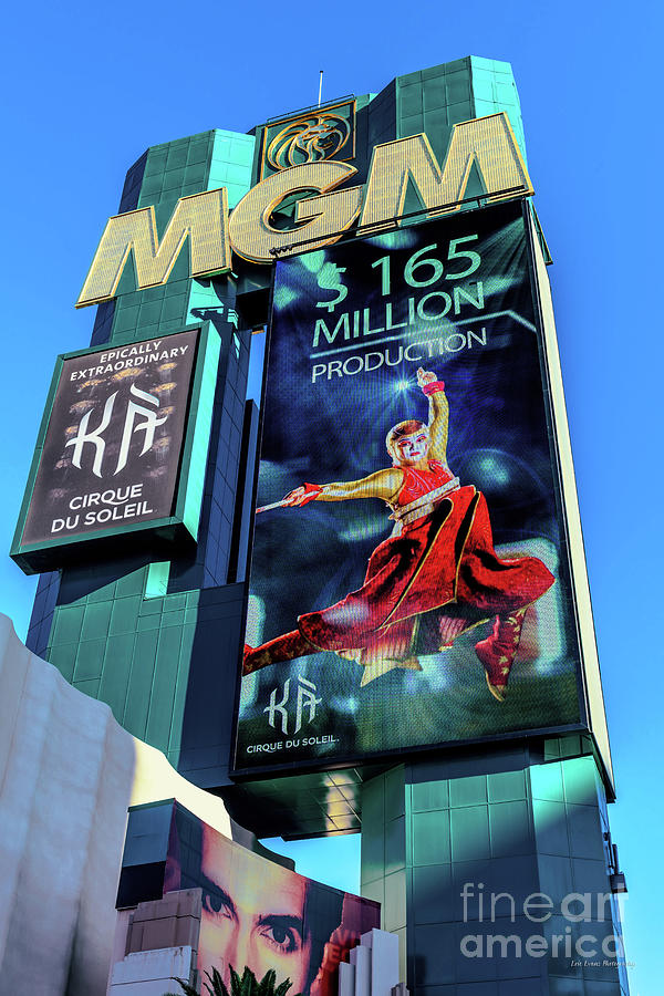 Original Las Vegas NV MGM Grand Hotel Opening Advertisement Poster 7537 